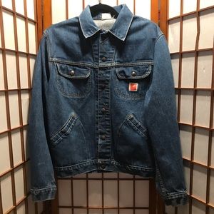 Vintage GwG Medium Wash Blue Jean Jacket Snaps & Pockets